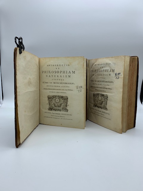 Introductio ad philosophiam naturalem… Editio prima italica pluribus adnotationibus emendata atque illustrata. Tomus primus-secundus